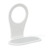 Bobino FOLDING PHONE HOLDER (White) - Anti-slip Pad, Folding Hinge